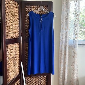 A line MSK cobalt blue dress size large love but too big for me